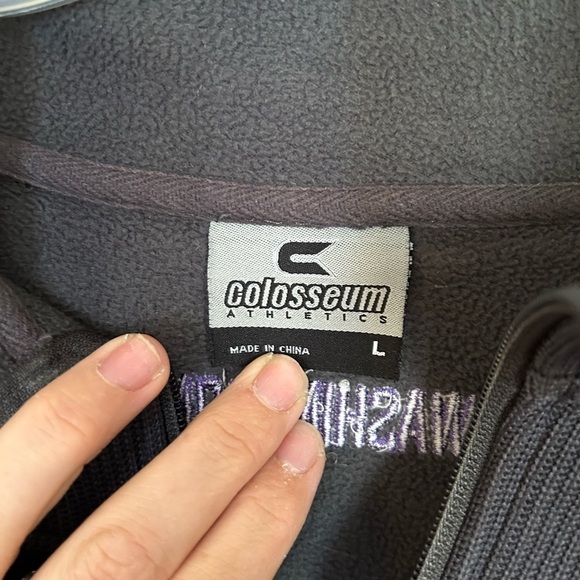 Colosseum Washington Huskies men zip Up Jacket size large - Picture 12 of 13